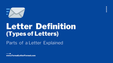 Photo of Letters – Kinds of Letters: Formal and Informal Letters Format: Letter Writing Guidance as per Situations with Examples