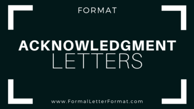 Photo of Acknowledgment Letter Format: Letter of Acknowledgment Types, Samples, Templates and Examples
