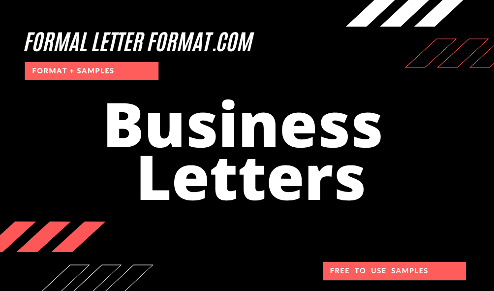 Business Letters Formal And Informal Business Letters Parts Of 