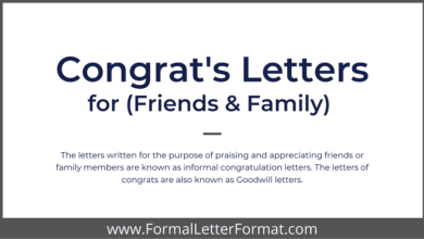 Photo of Congratulation Letters for Friends and Family – Write a Congratulation letter or a Congrats Note to a Friend
