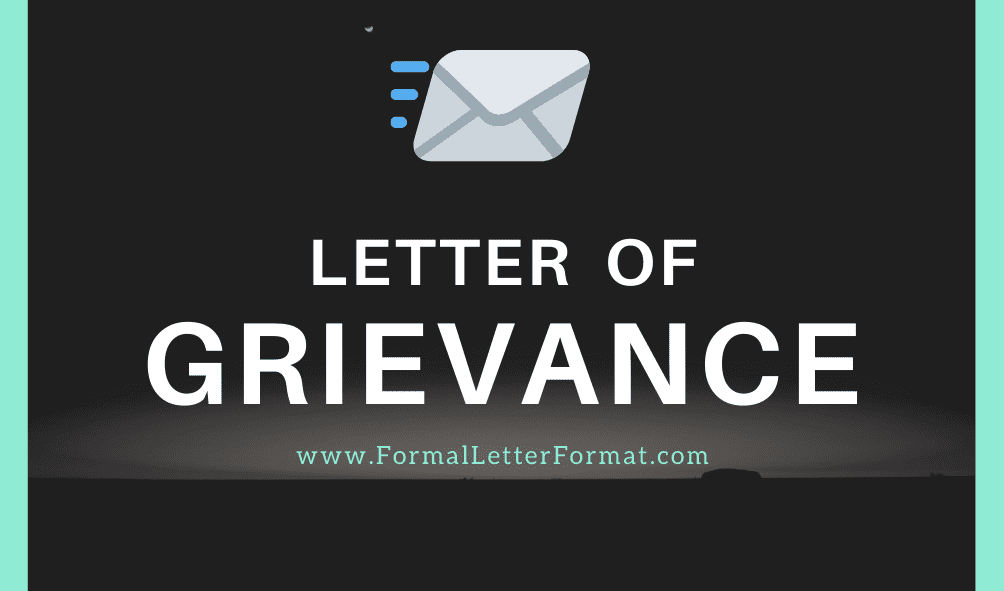 Grievance Letter Grievance Letter Format, Letter of Grievance Samples, Templates and Examples