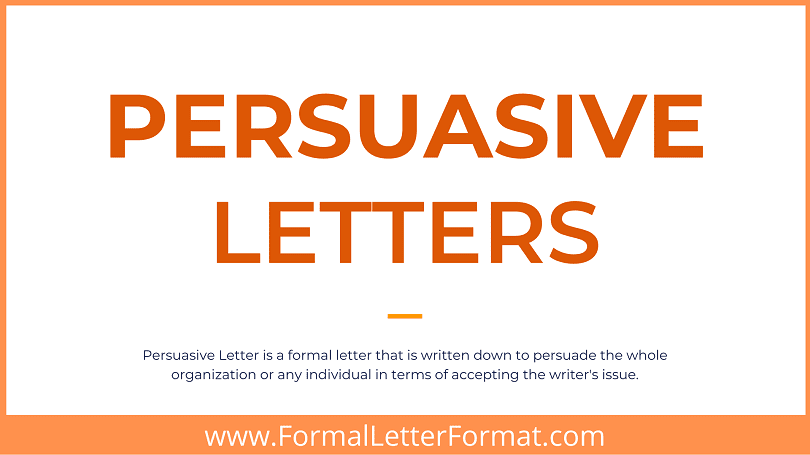 Persuasive Letter A Complete Guide for Writing a Persuasive Letter