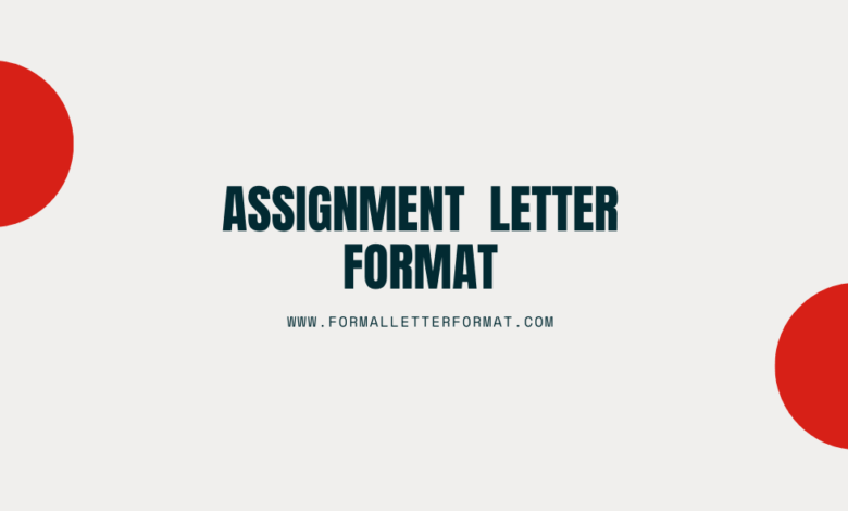 Photo of Rights Assignment Letter Format: Letter of Assignment Sample and Template