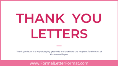 Photo of Thank You Letter Writing (Formal & Informal): Thank You Letter Format, Sample, Template and Examples